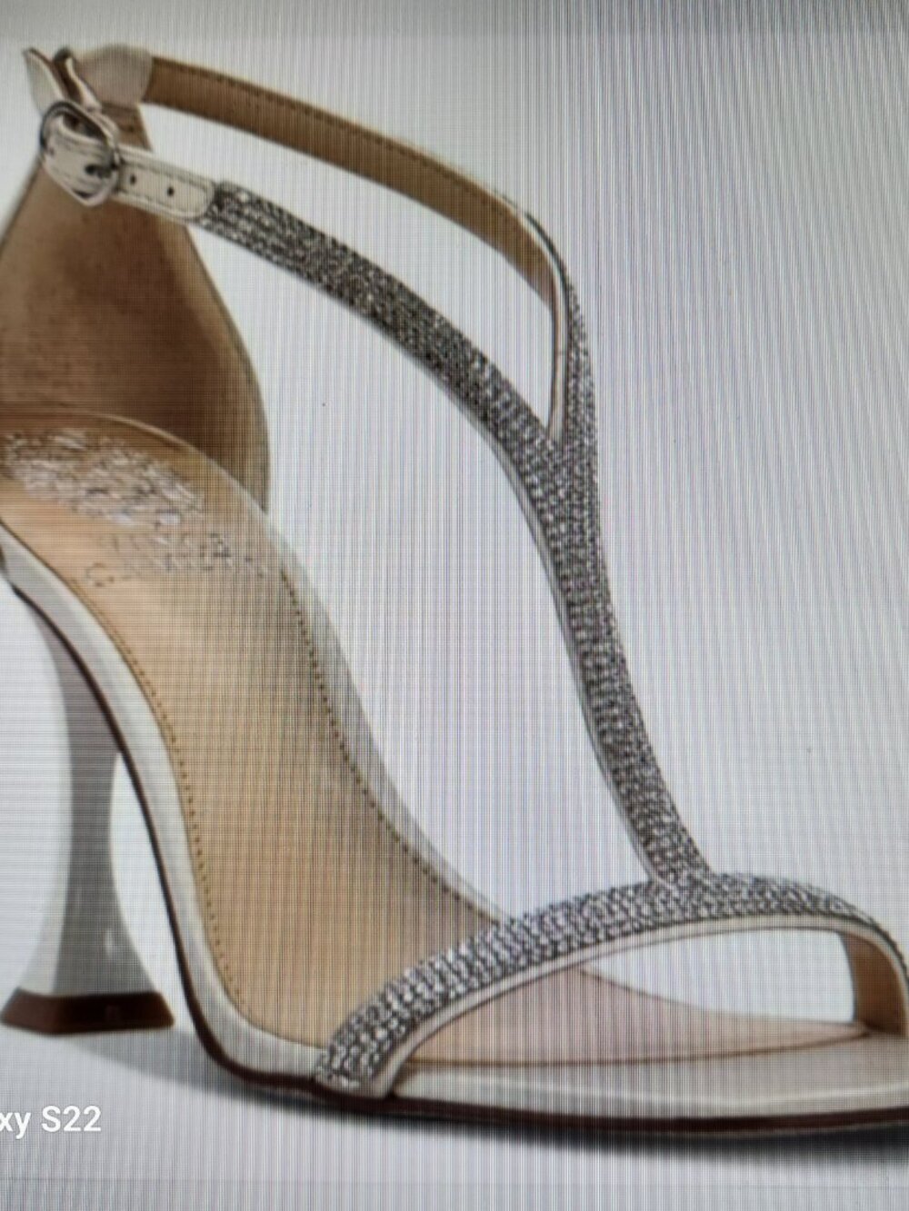 Vince Camuto "Sorthand" Milk Satin Heeled Sandals. NIB. Size 9